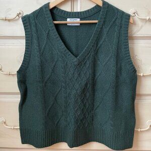 NWOT Old Navy Green SweaterVest